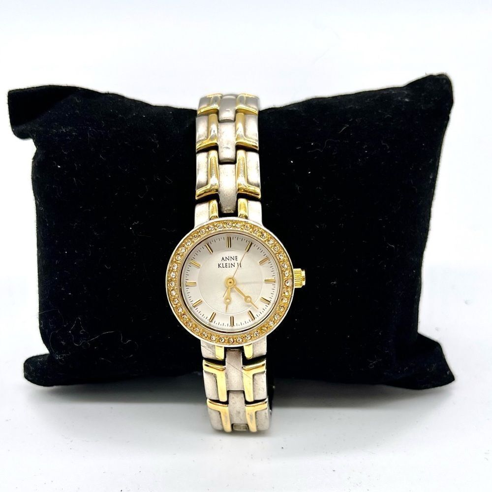 Anne Klein Two Tone with Rhinestones - Picture 2 of 3